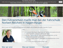Tablet Screenshot of fahrschule-norbert-reichert.de